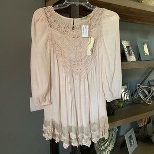 Cream blouse, new with tags